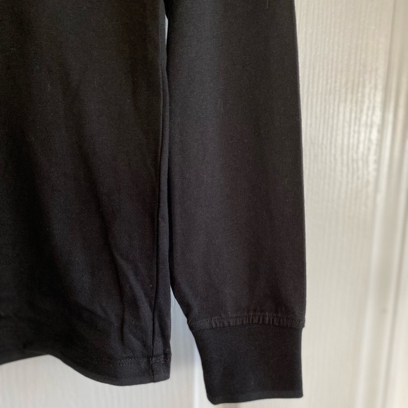 IVORY ELLA Pumpkin Elephant Long Sleeve Shirt Black Womens XS organic cotton EUC - Picture 5 of 7